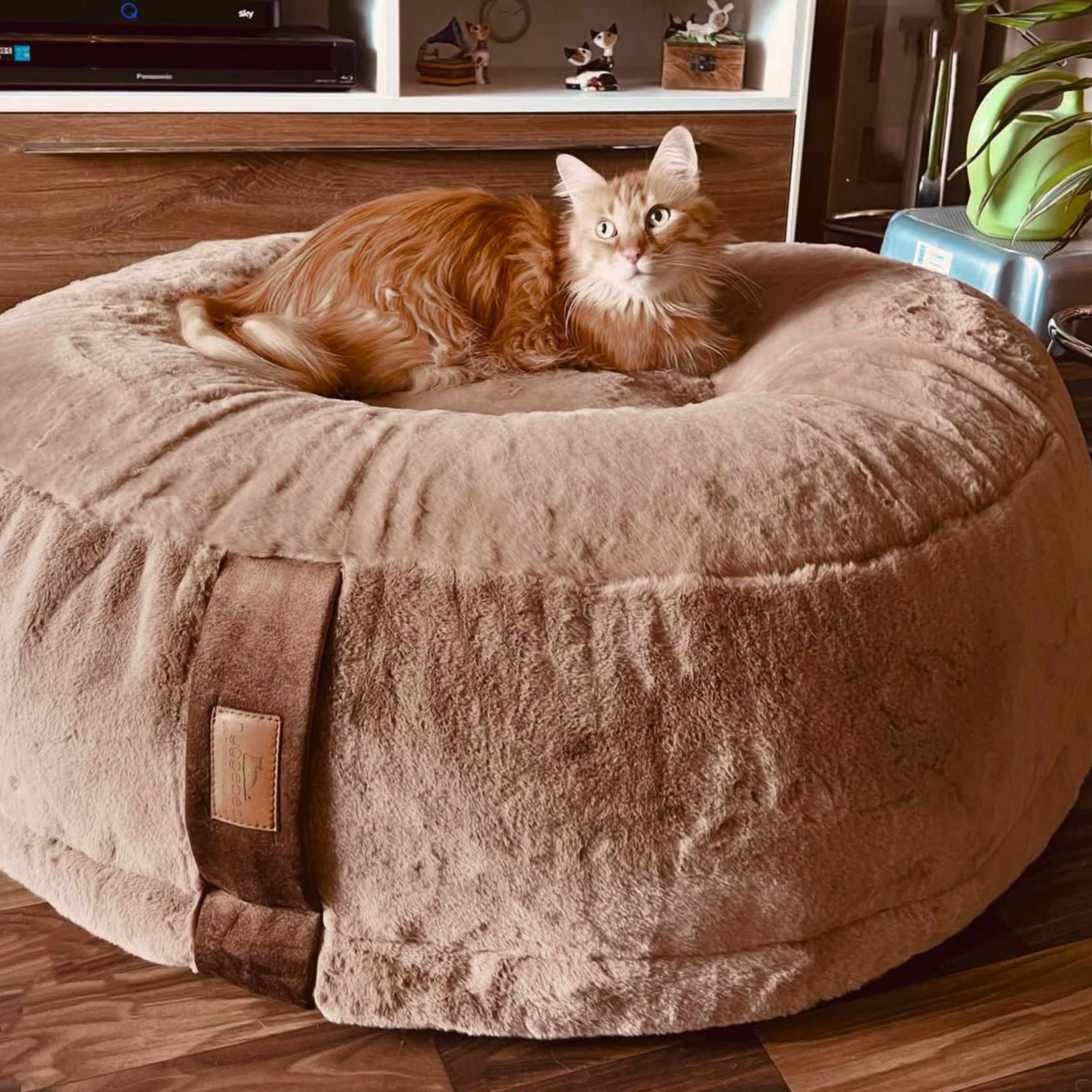 Hyggebed® - Das orthopädische Katzenbett Maroon