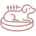 Wirbelsaeule Entlastung orthopaedisches Hundebett Hyggebed