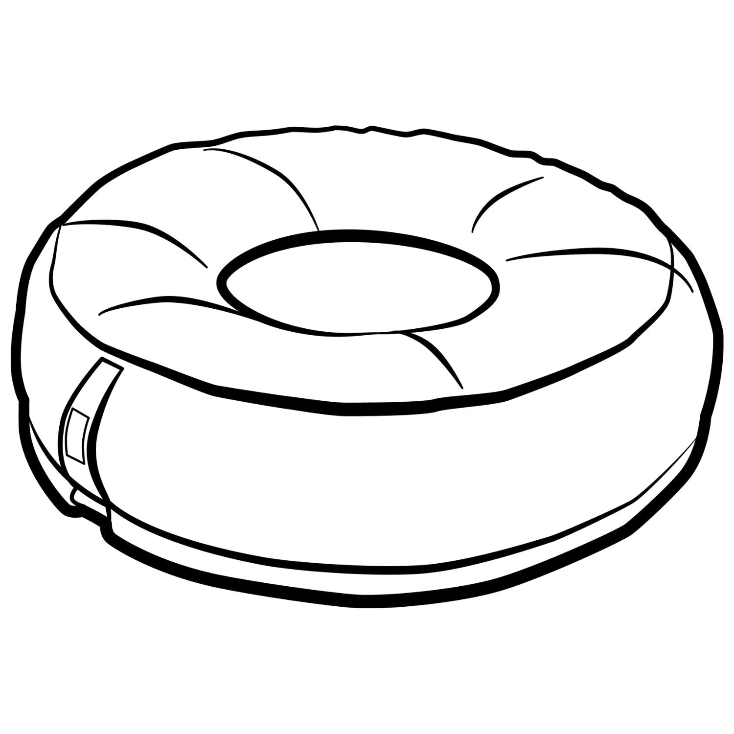Illustration des Hyggebeds Skizze zur Visualisierung des Durchmessers im Raum